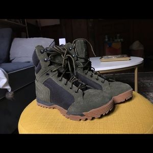 5.11 Tactical Ranger green suede boots. Like new
